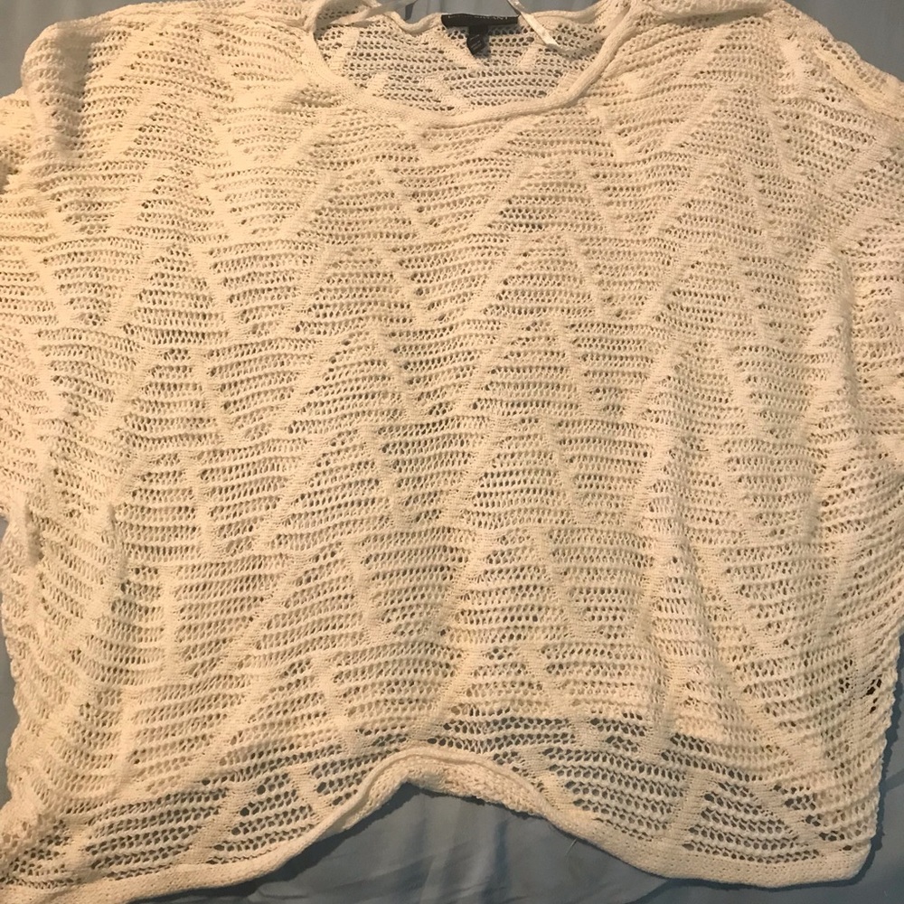 Light weight off white overlay
